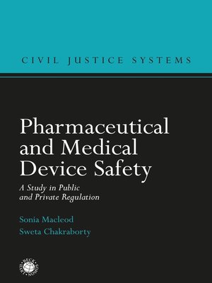 cover image of Pharmaceutical and Medical Device Safety